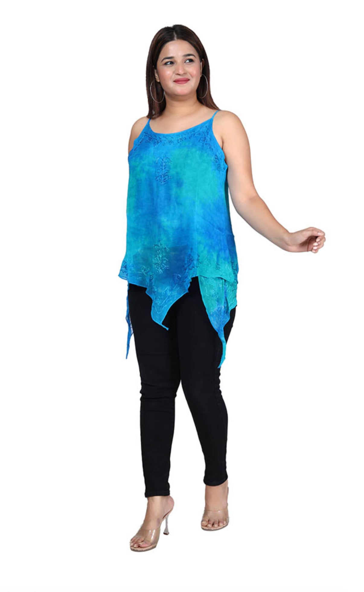 Strappy Top Turquoise