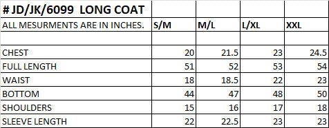 Turquoise Embroidered Long Velvet Coat