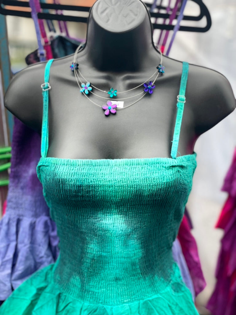 Sky Layered Dress - Mint Mix