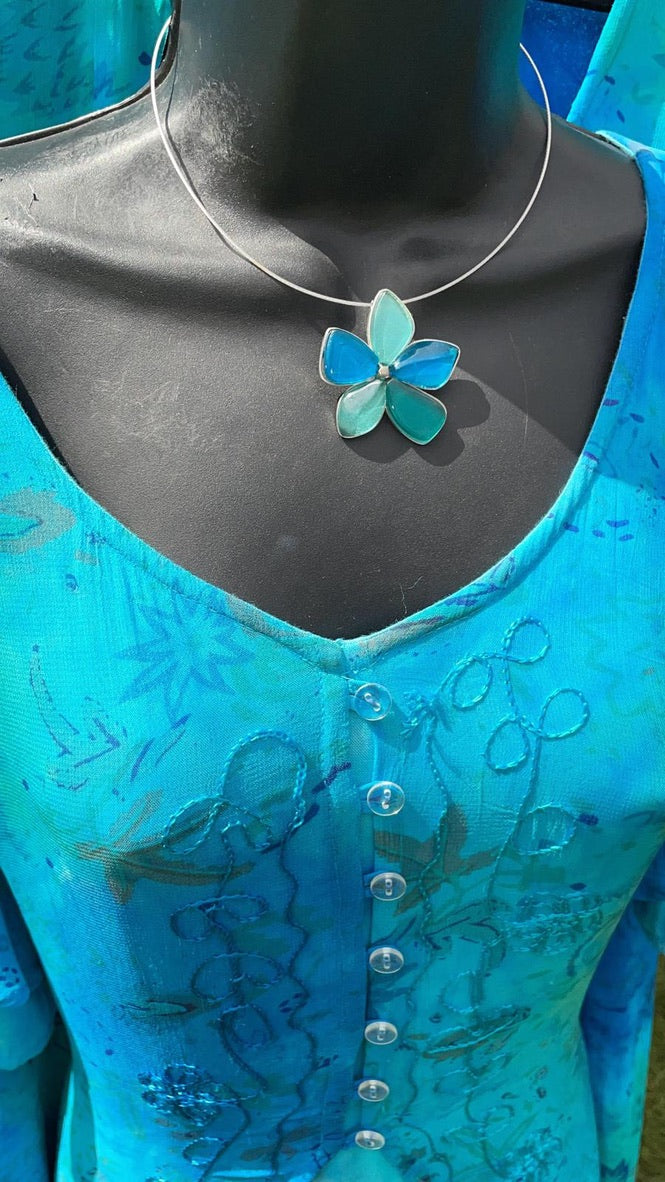 Suzanna Dress Turquoise