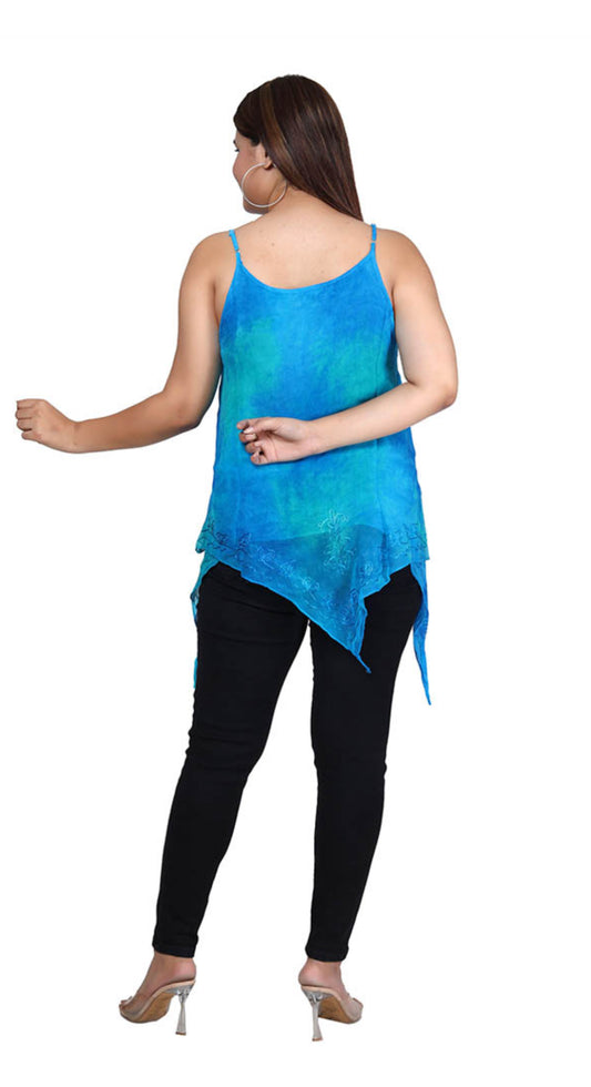 Strappy Top Turquoise