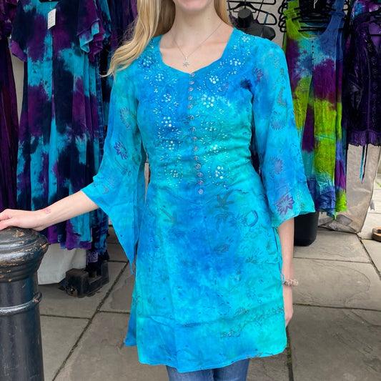 Sandra Top Turquoise Sea