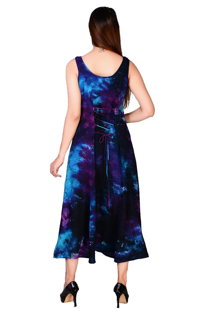 Summer Dress Blue Purple Mix