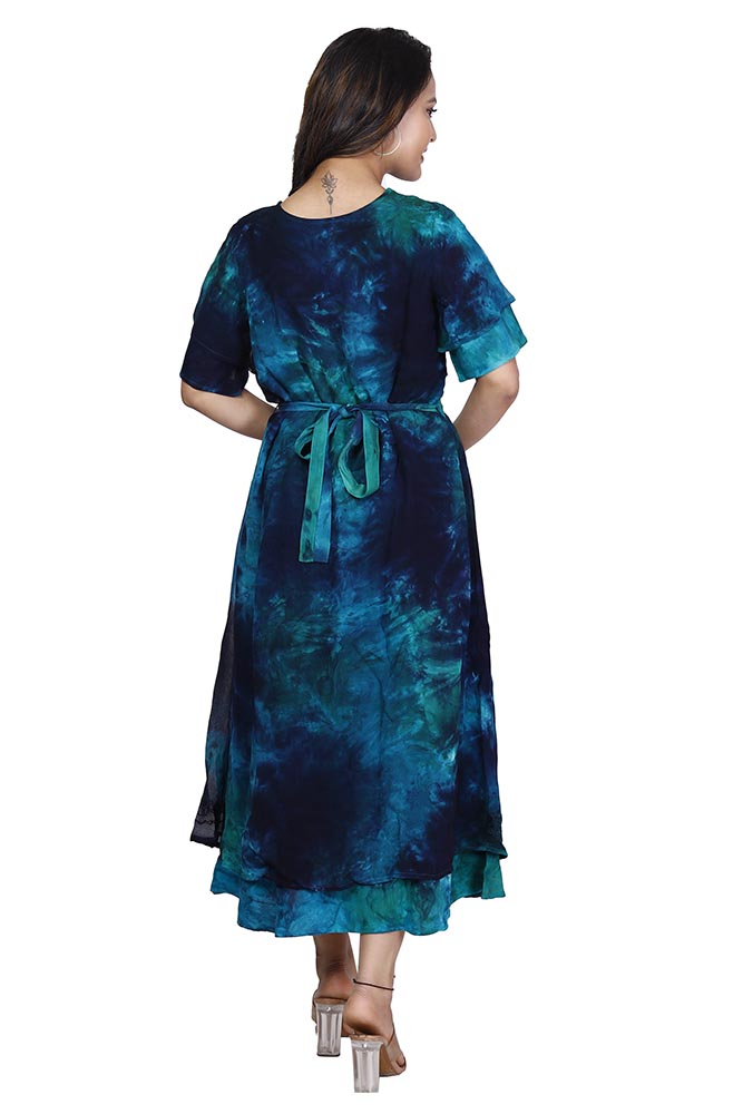 Suzanna Dress - Teal Multi