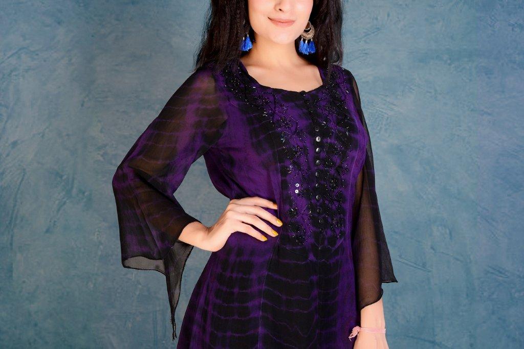 Sandra Top Dark Purple