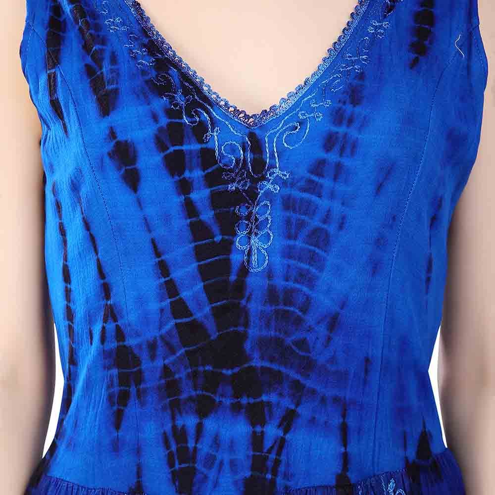 Fairy Fantasy Dress Blue Purple Dip Dye