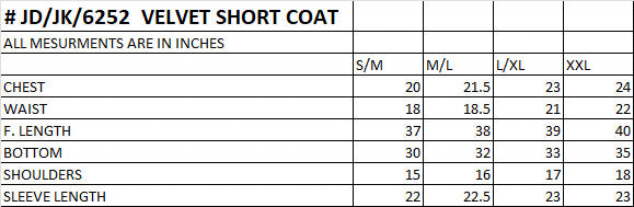 Velvet 3/4 Coat Electric Blue