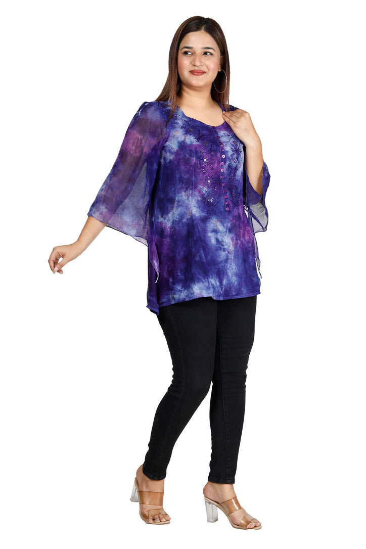 Sandra Top Purple Mix
