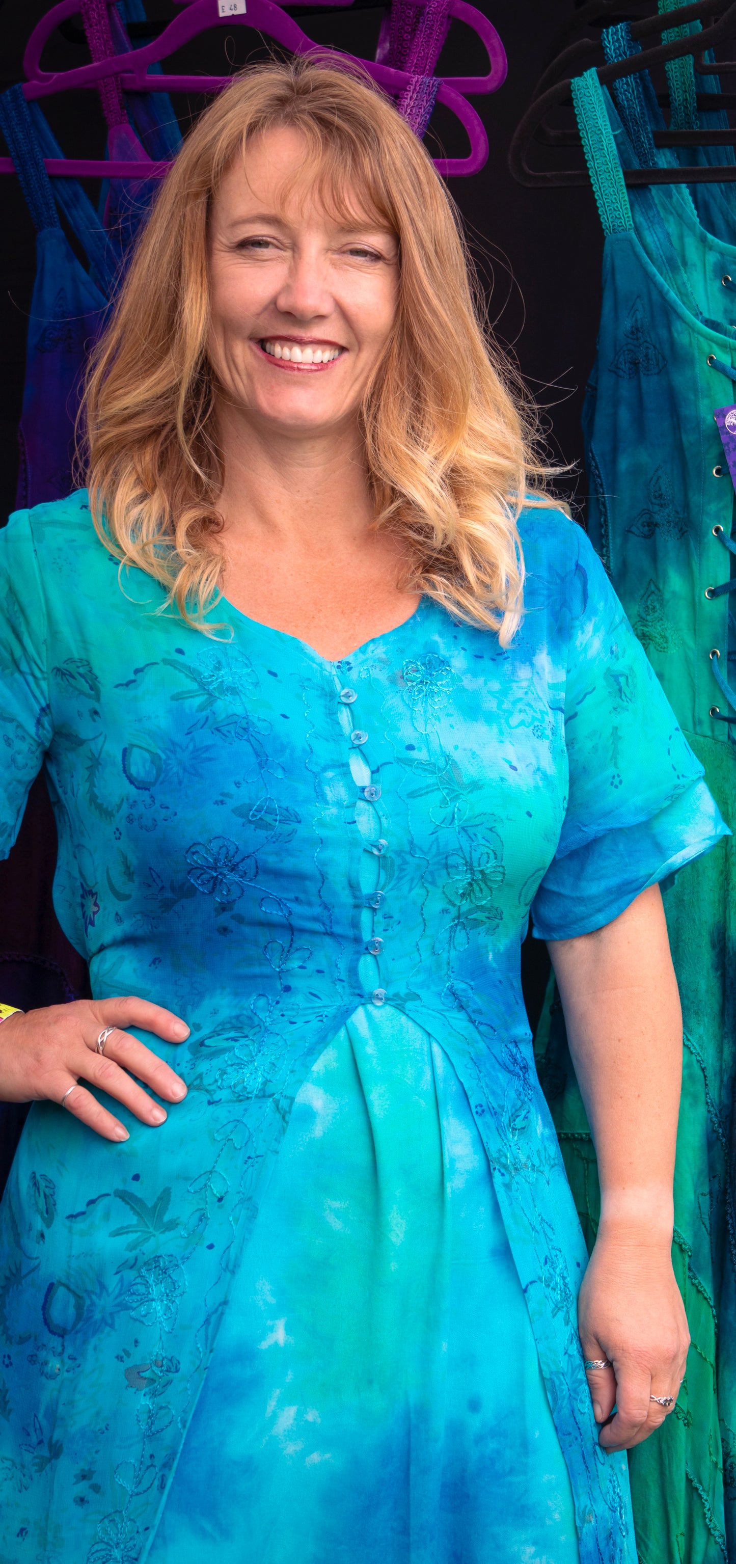 Suzanna Dress Turquoise