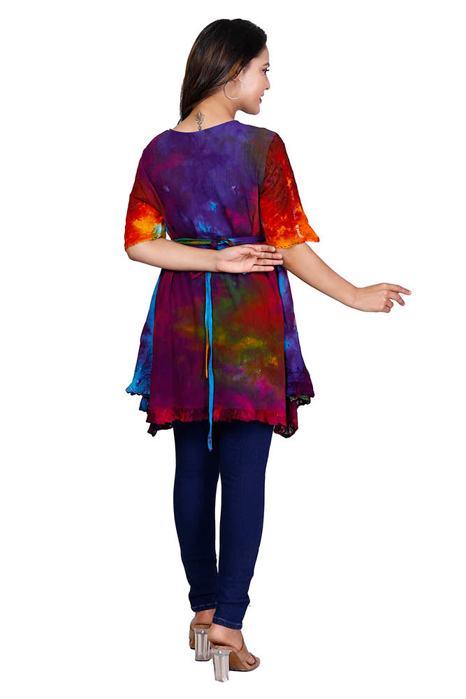 Cheesecloth Top Rainbow