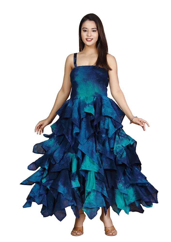 Sky Dress - Teal Mix