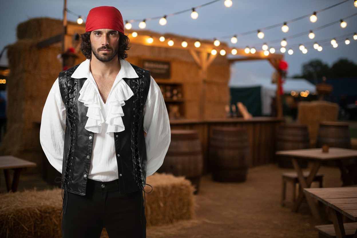 🏴☠️ Men’s Pirate Waistcoat