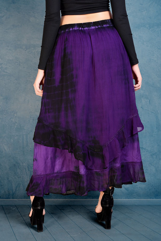 Eyelet Skirt Purple